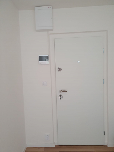 Nové bezpečnostní dveře bytu + klíče, bez zárubní, 96x210 cm