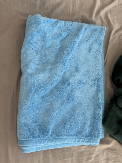 Dětská modrá deka