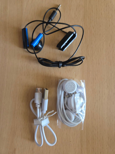 Sluchátka, kabel