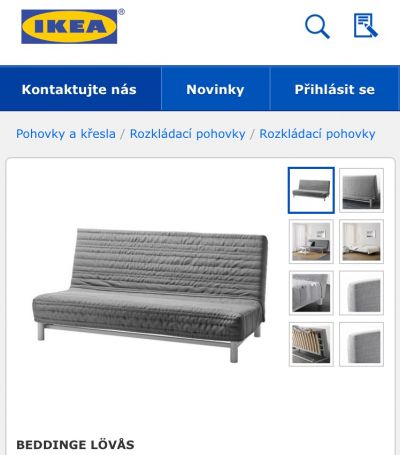 rozkladaci gauc Beddinge (IKEA)