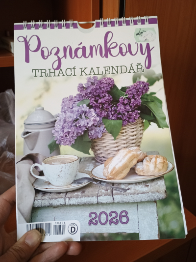 Visací kalendář vel. A5 na zapisovani