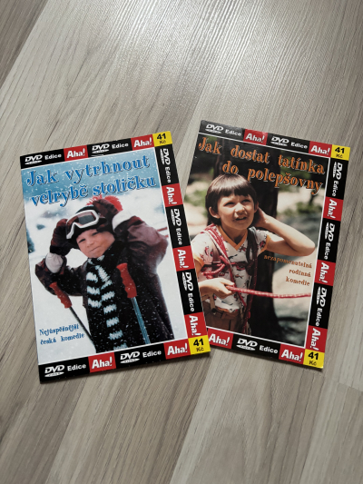 DVD Jak vytrhnout velrybě stoličku + Jak dostat tatínka do…