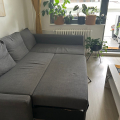 Sedačka za odvoz – tmavě šedá, rozkládací