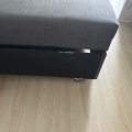 Sedačka za odvoz – tmavě šedá, rozkládací