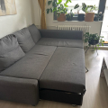 Sedačka za odvoz – tmavě šedá, rozkládací