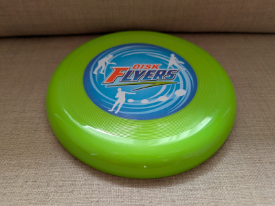 Zelené frisbee