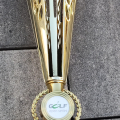 Plastová trofej s mramorovou základnou