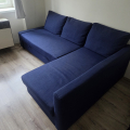 Za odvoz: rozkládací sedačka IKEA FRIHETEN modrá