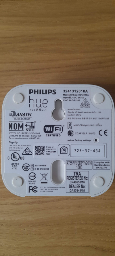 Philips HUE bridge