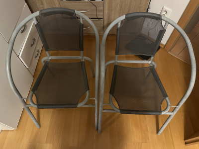 Daruji židle na balkon nebo zahradu. 2 ks