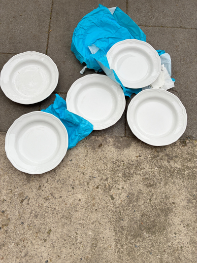 5 talířů velkých hlubších ikea