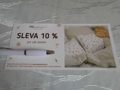MK Lůžkoviny sleva 10%