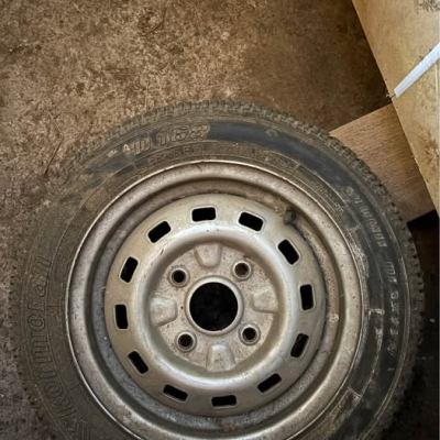 Pneumatika na ráfku D168 155/165 R13