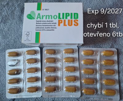 Doplněk na zvýšený cholesterol ARMO LIPID plus