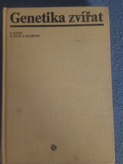 Kniha Genetika zvířat
