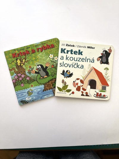 Celokartonové knihy o krtkovi