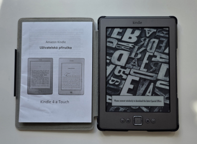 čtečka Kindle 4