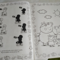omalovánky se samolep. Peppa Pig