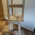 učicí věž ze 2 stoliček IKEA