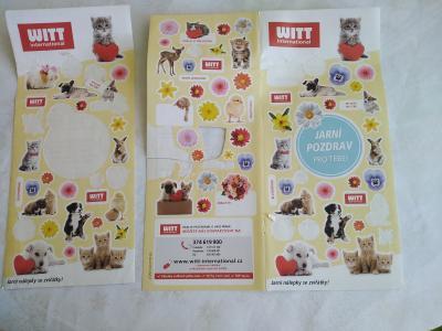 samolepky od Wittu