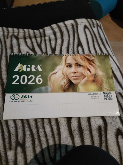 Kalendáře 2026, větší a menší