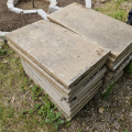 Betonovo-štěrkové desky, ca 35 ks
