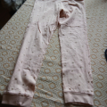 prodloužené, našité pyjamové kalhoty asi7-8