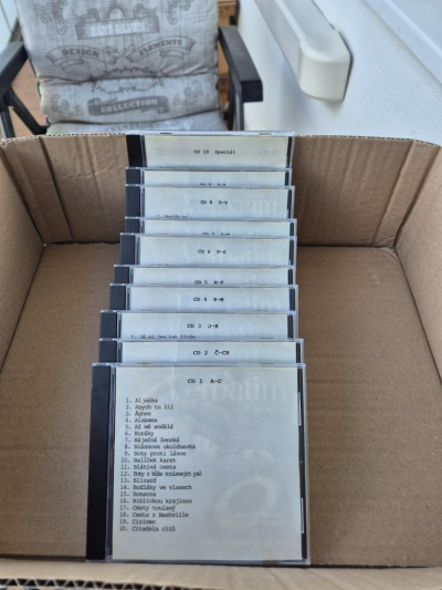 Pro milovníky country, daruji 10x cd s písničkami