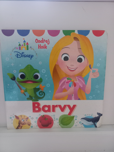 Dětská knížka barvy.