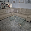 Kožená italská rohová sedačka 300x240 cm levá