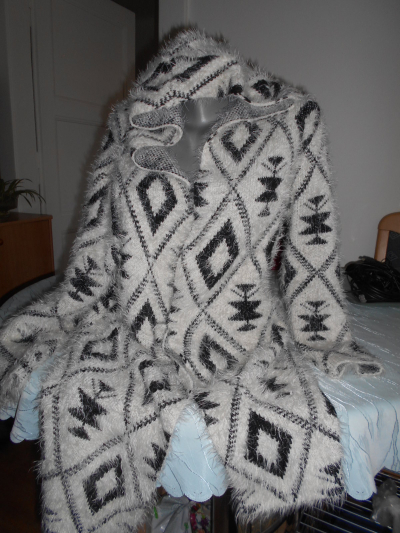 Kardigan s kapucí vel. L/XL