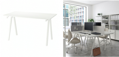 IKEA stůl Trotten 140x80, bílý