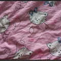 Dětská peřina a polštář s povlečením Hello Kitty