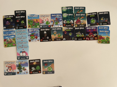 Angry Birds - 3D kartičky - sběratelské - NOVÉ