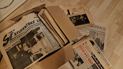 Historický tisk z období po 17.11.1989