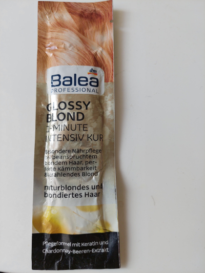 Glossy blond