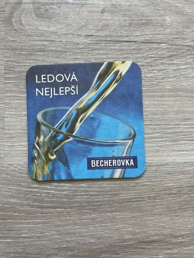 Podtácek - Becherovka - nepoužívaný