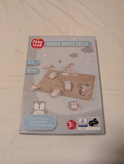 Dřevěné vkládací puzzle zvířátka Playtive, 2+