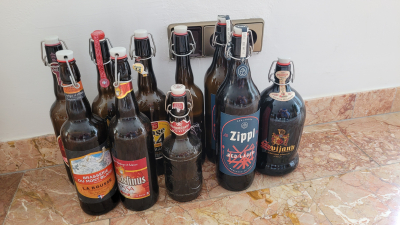 Lahve s patentním uzávěrem