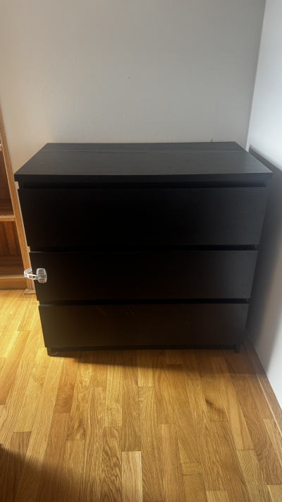 Komoda IKEA Malm se 3 šuplíky