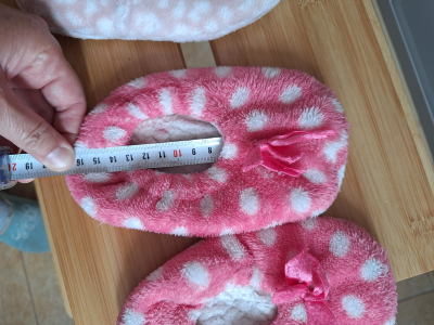 Papučky na cca.15 cm nožku - teplé