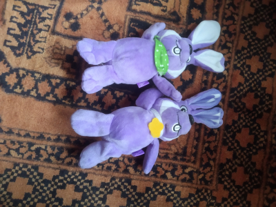 2x plyšák králíček Milka