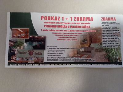 Poukaz na pobyt.