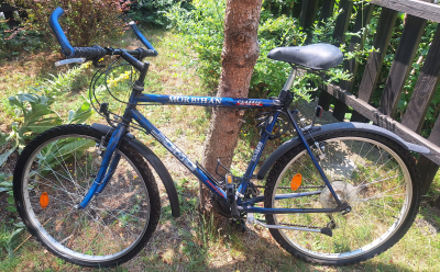 Jízdní kolo - staré, nutná repase, rám velký