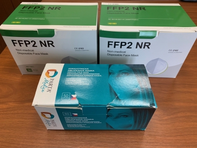 FFP2 respirátory a roušky