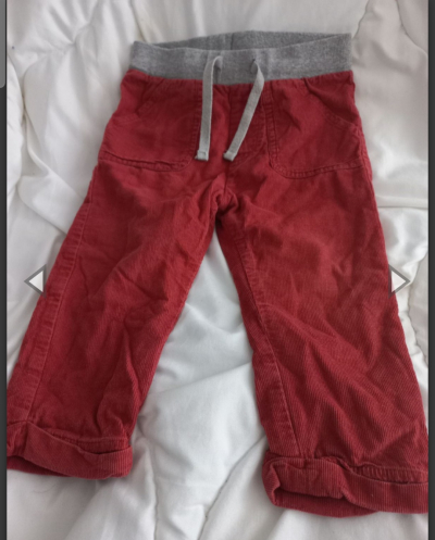 Kalhoty se šňůrkou 12-18M