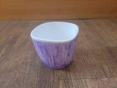Keramický obal na květináč 1, průměr 12 cm, výška 11,5 cm