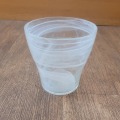 Skleněný obal na květináč 3, průměr 13,5 cm, výška 15 cm