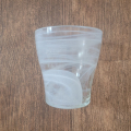 Skleněný obal na květináč 3, průměr 13,5 cm, výška 15 cm