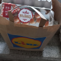 Plata na vejce plná taška